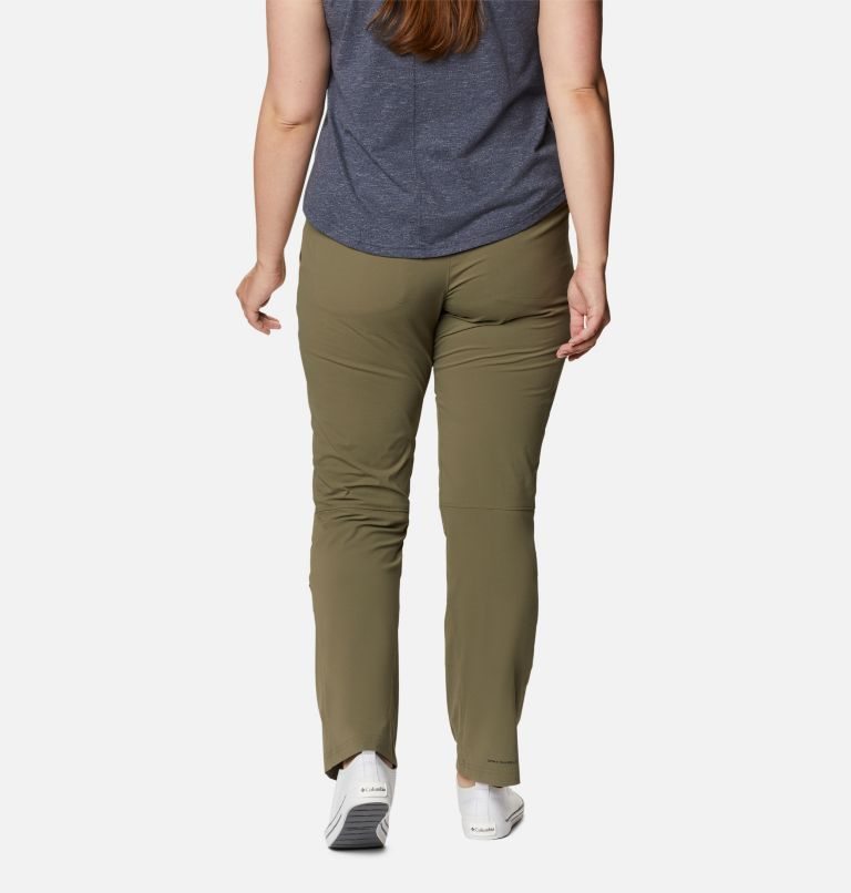 Women's Columbia Saturday Trail Stretch Pants Olive | Plus Size CA-N5318